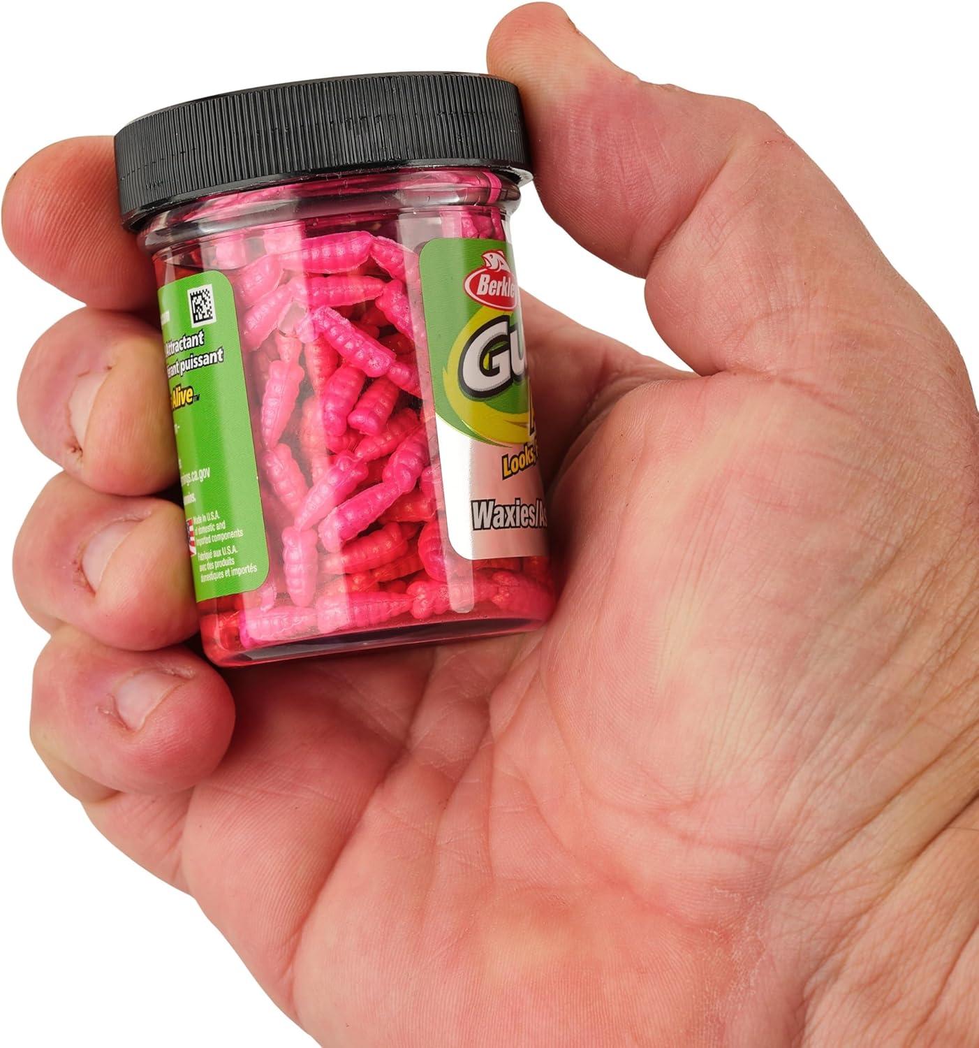 image:imageBerkley Gulp Alive Waxies Fishing Soft BaitPink