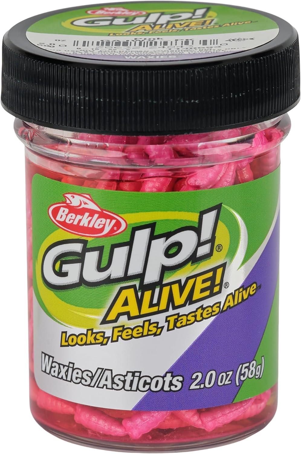 image:imageBerkley Gulp Alive Waxies Fishing Soft BaitPink