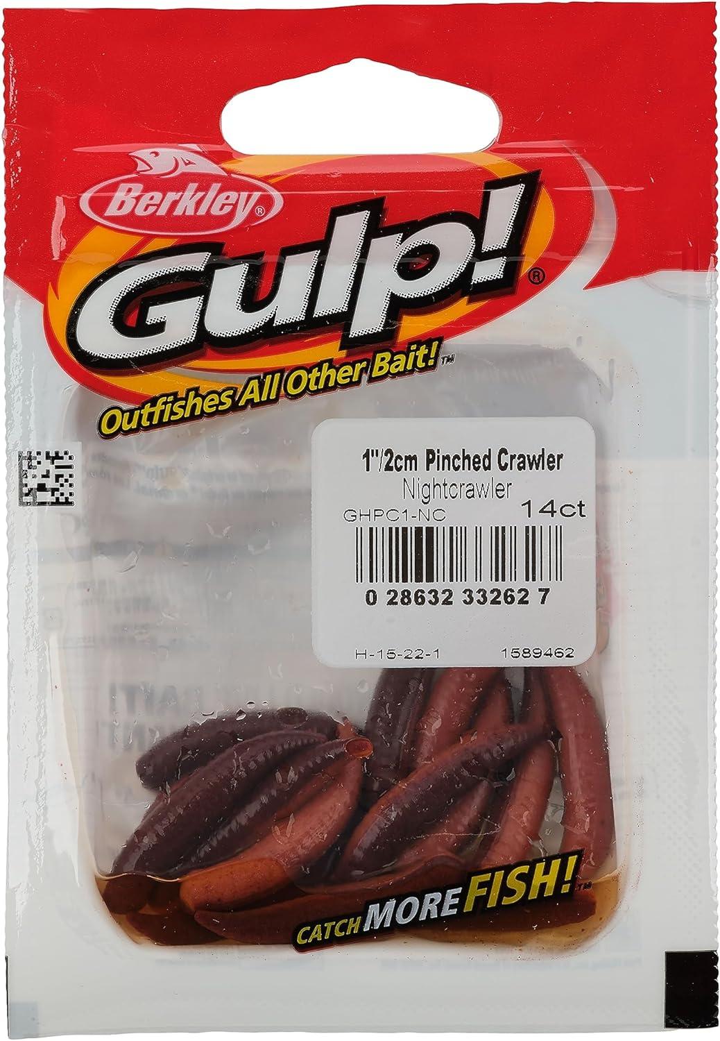 image:imageBerkley Gulp Pinched Crawler Fishing Soft BaitNightcrawler Original Scent