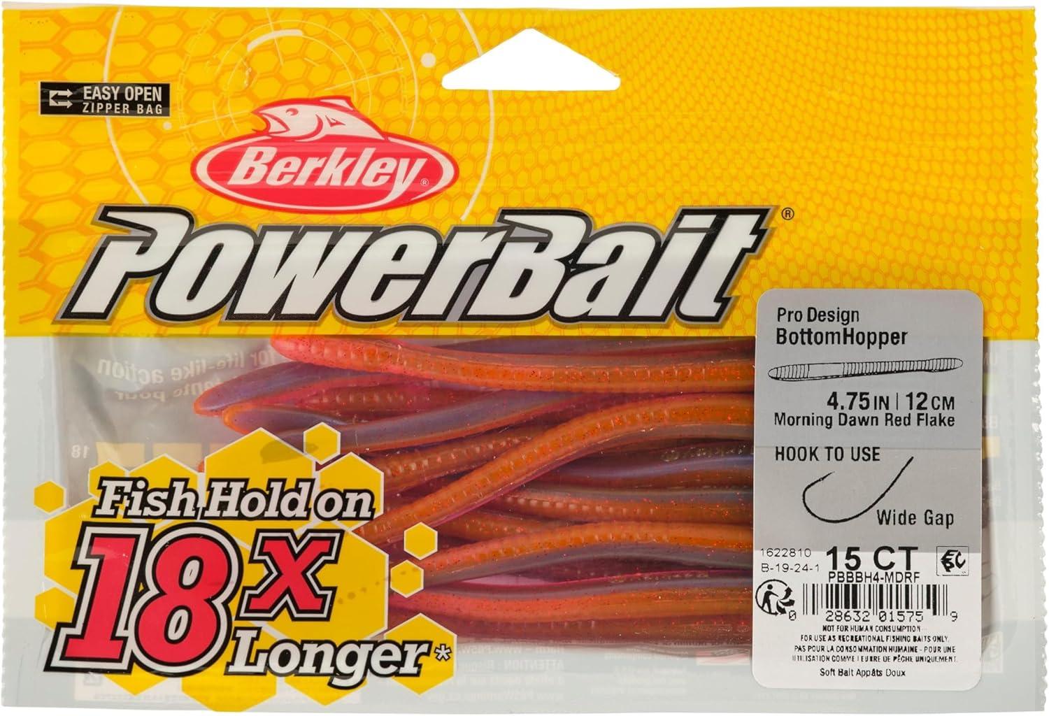 image:imageBerkley PowerBait Bottom Hopper Fishing Soft BaitMorning Dawn Red Flake