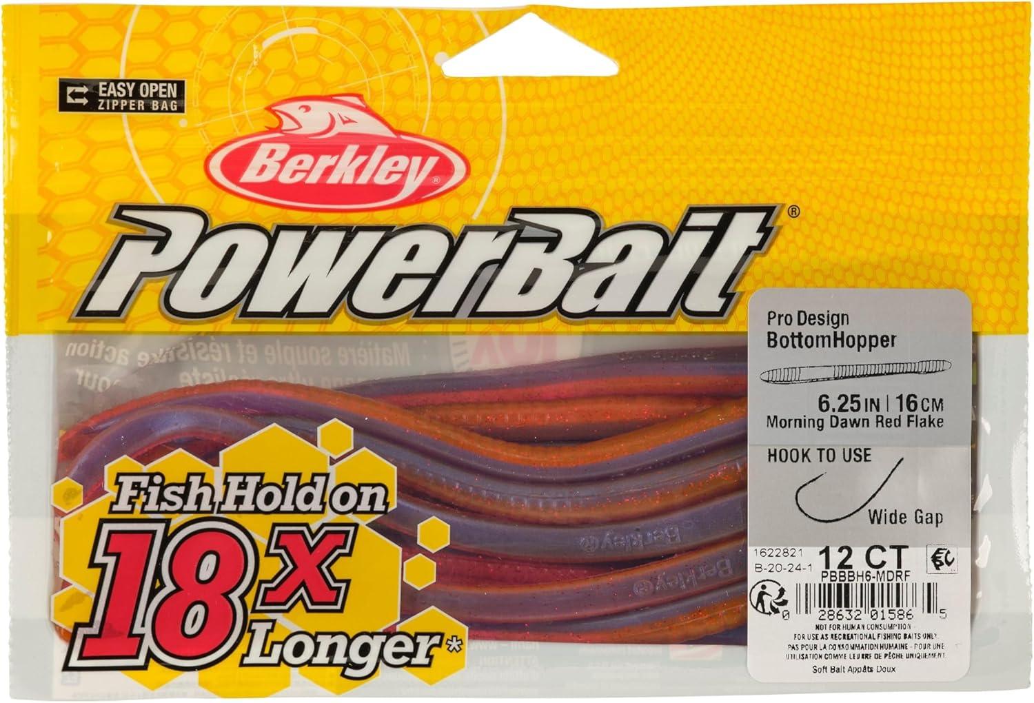 image:imageBerkley PowerBait Bottom Hopper Fishing Soft BaitMorning Dawn Red Flake