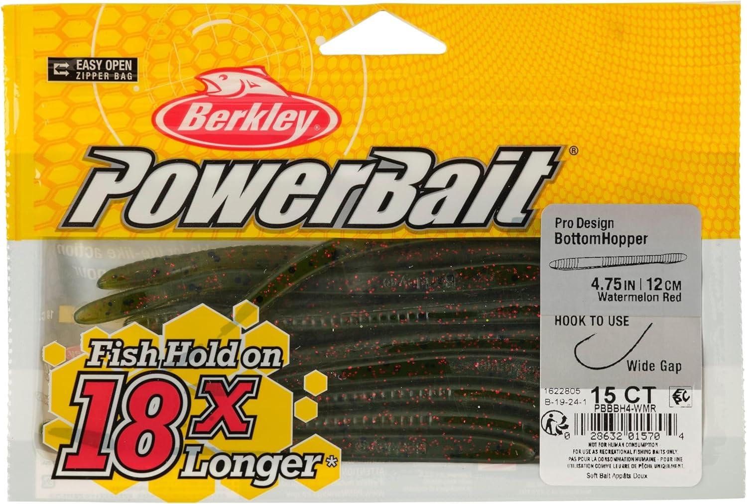 image:imageBerkley PowerBait Bottom Hopper Fishing Soft BaitWatermelon Red