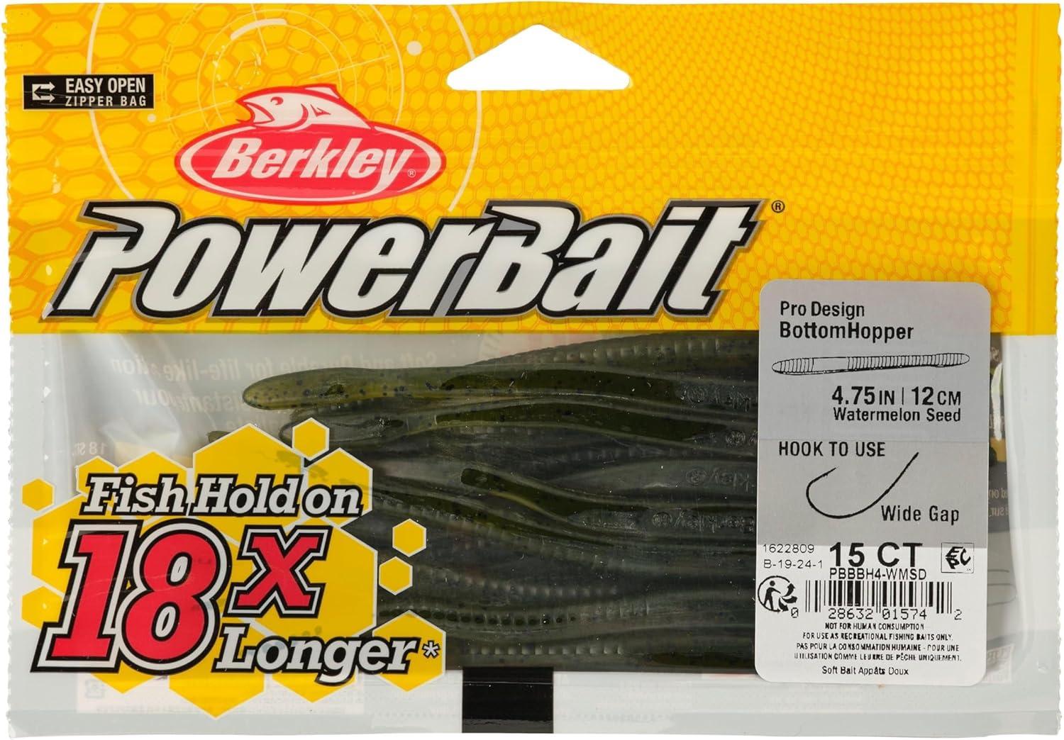 image:imageBerkley PowerBait Bottom Hopper Fishing Soft BaitWatermelon Seed