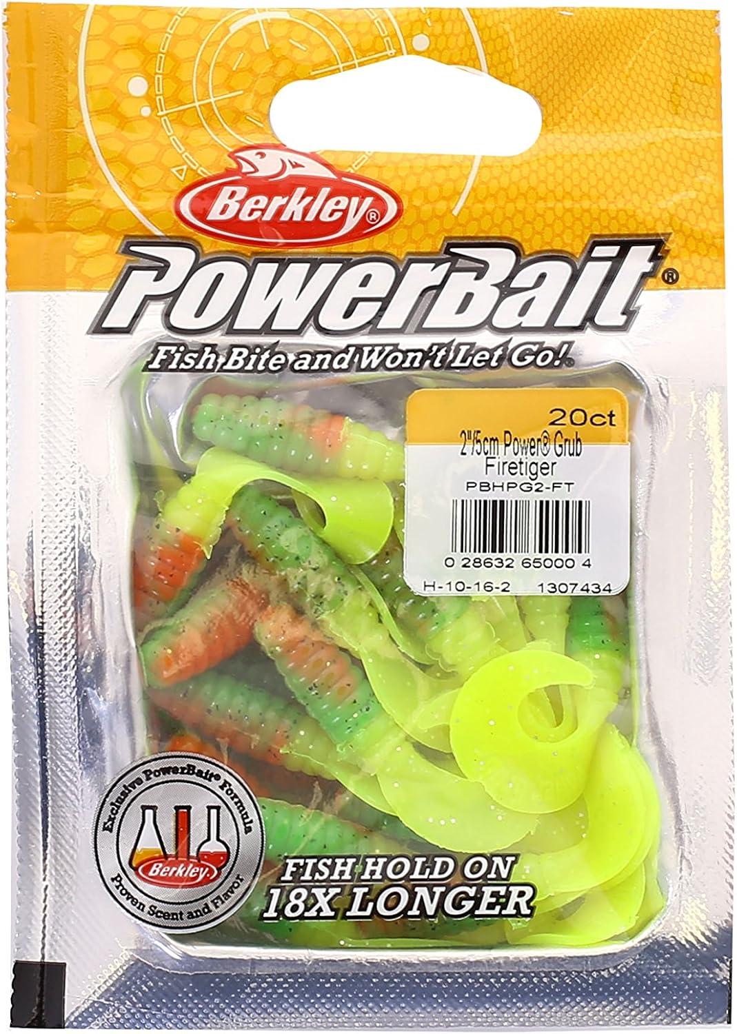 image:imageBerkley PowerBait Power Grubs Fishing Soft BaitFiretiger