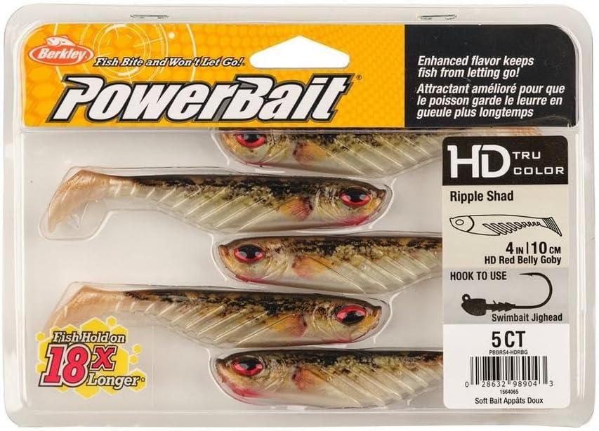 image:imageBerkley PowerBait Ripple Shad Fishing Soft BaitHD Red Belly Goby