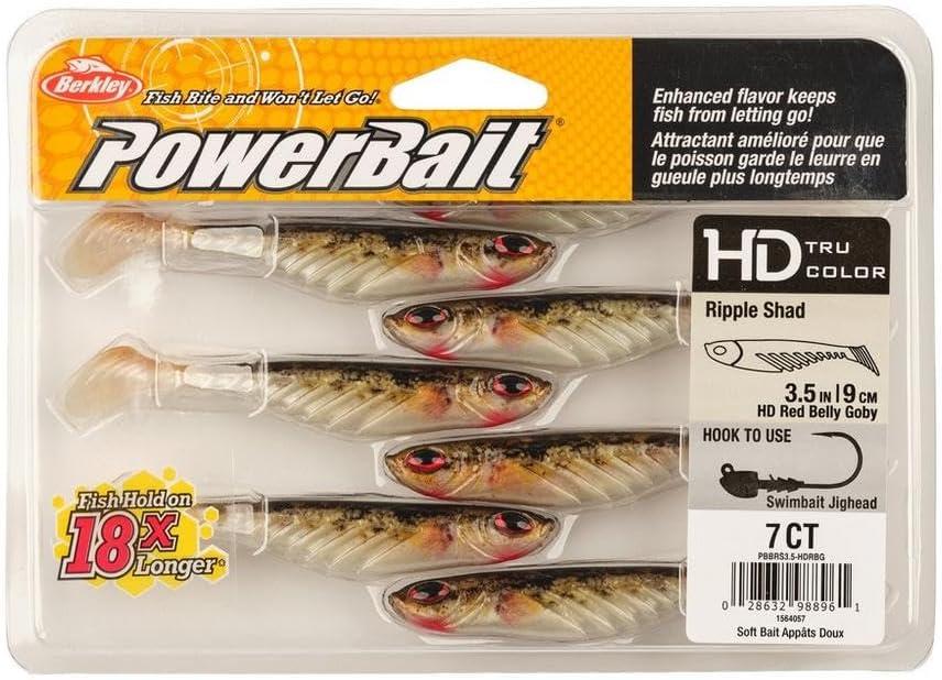 image:imageBerkley PowerBait Ripple Shad Fishing Soft BaitHD Red Belly Goby