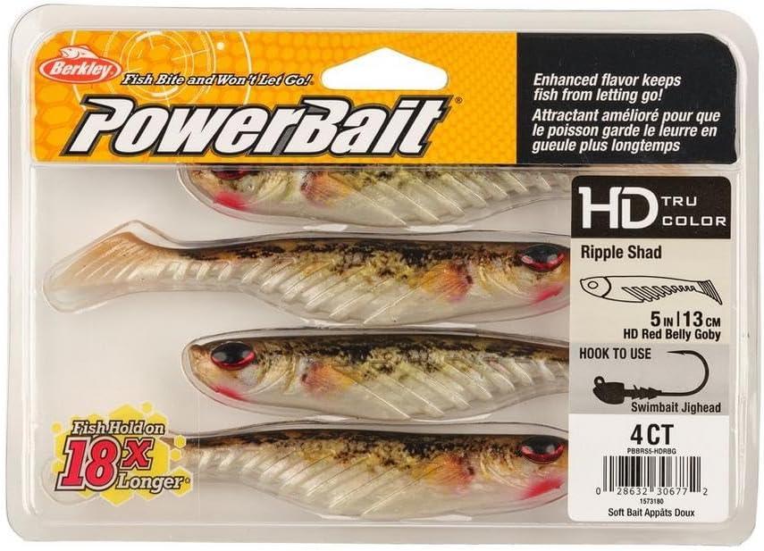 image:imageBerkley PowerBait Ripple Shad Fishing Soft BaitHD Red Belly Goby