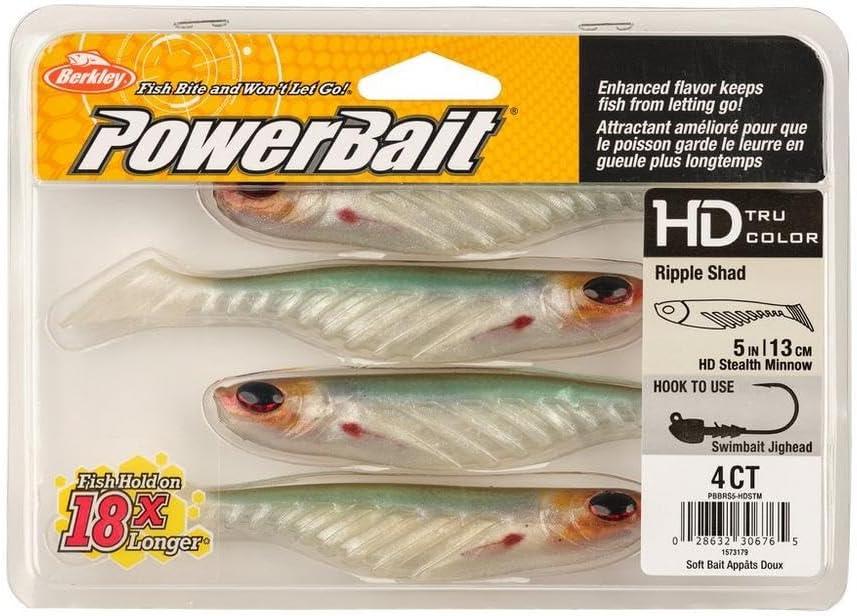 image:imageBerkley PowerBait Ripple Shad Fishing Soft BaitHD Stealth Minnow