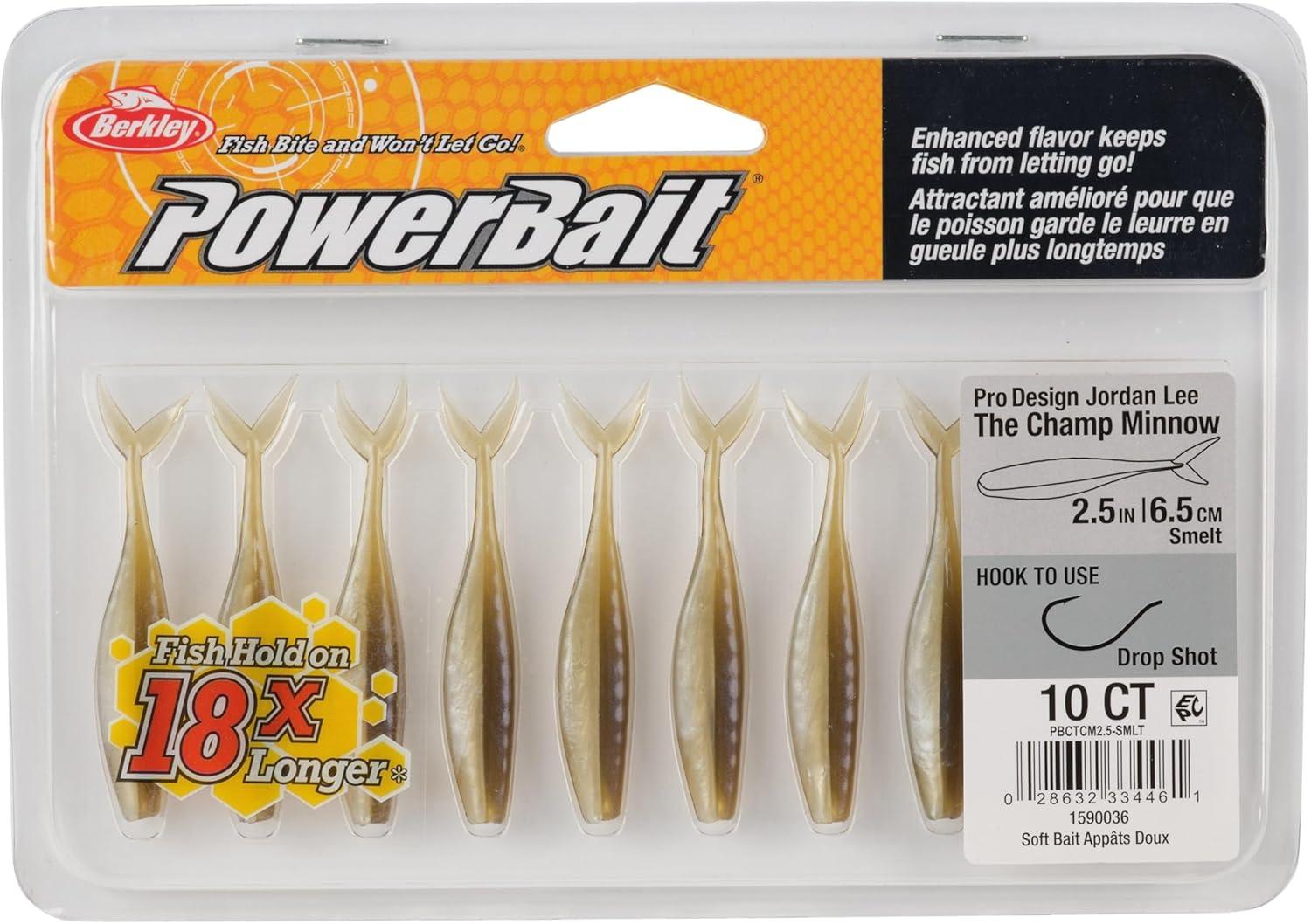 image:imageBerkley PowerBait The Champ Minnow Fishing Soft Bait HD Bluegill 34in