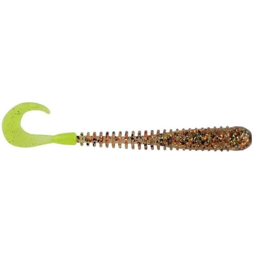 image:imageBerkley Berkley PowerBait Rib WormGold CrackerChartreuse