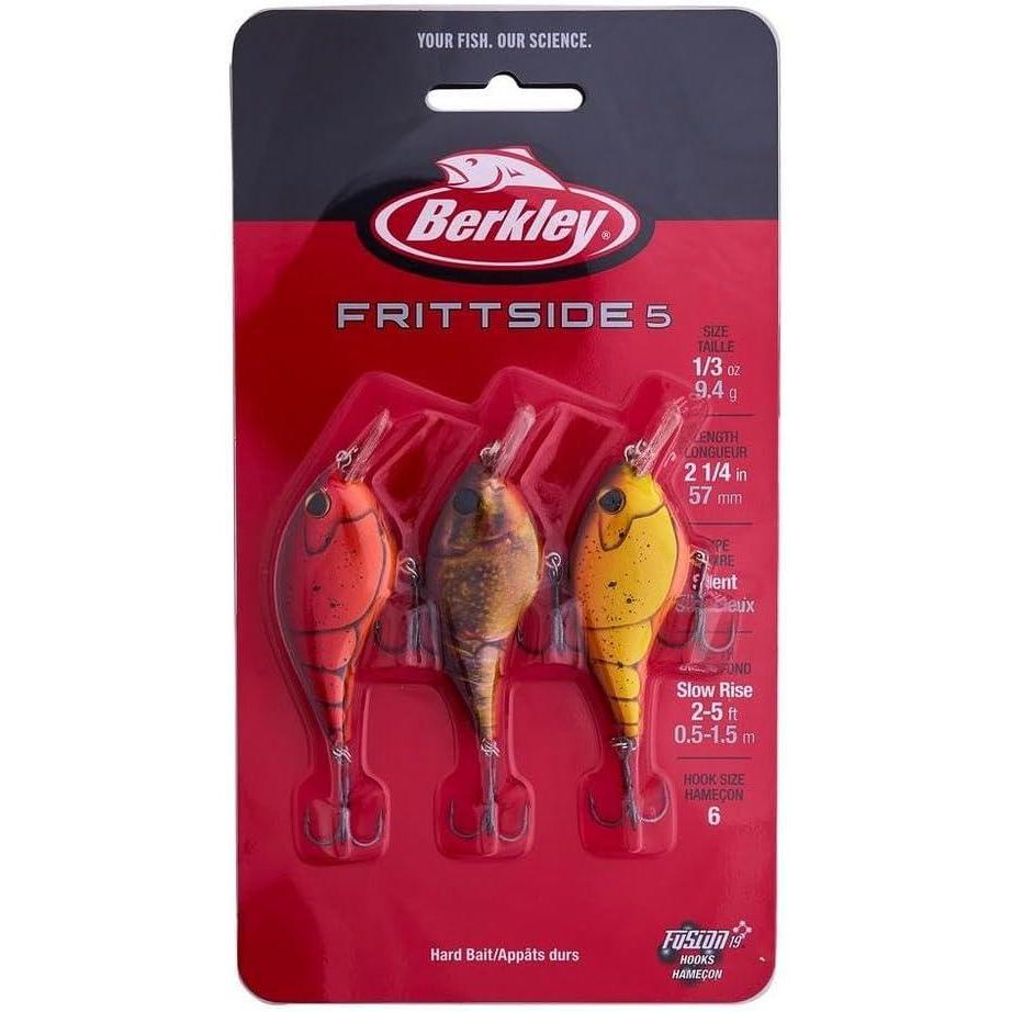 image:imageBerkley Frittside Fishing Hard BaitCraw Assorted 3 Pack