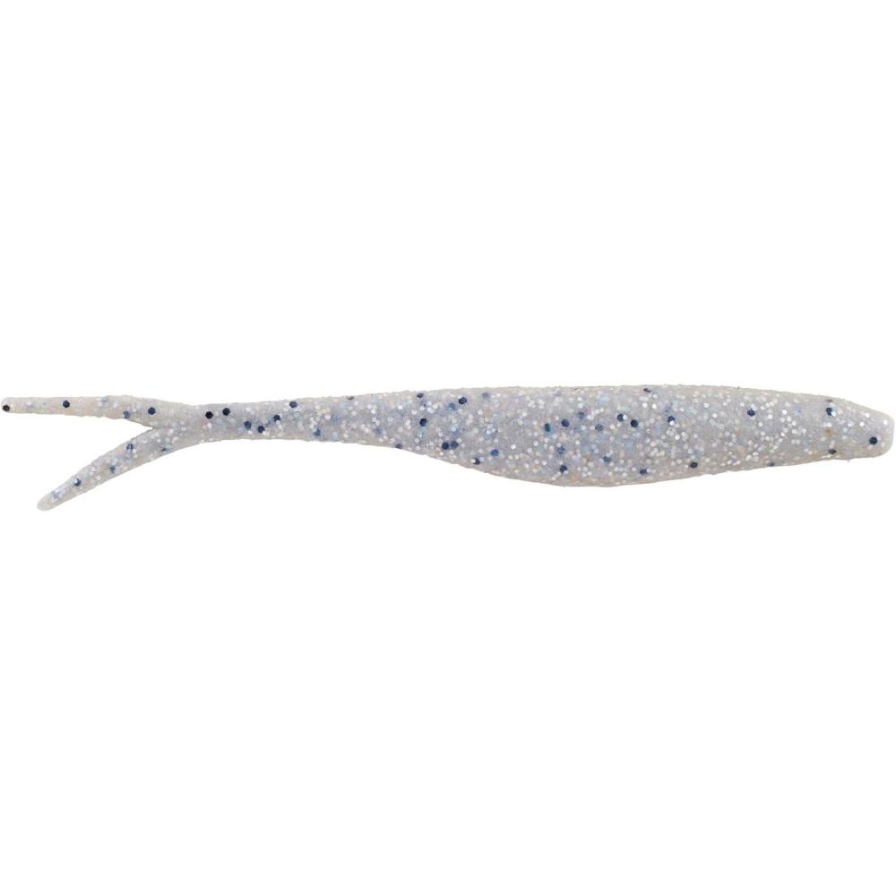 image:imageBerkley PowerBait MaxScent Flatnose Jerk Shad Fishing Soft BaitBlue Pearl Black Hologram