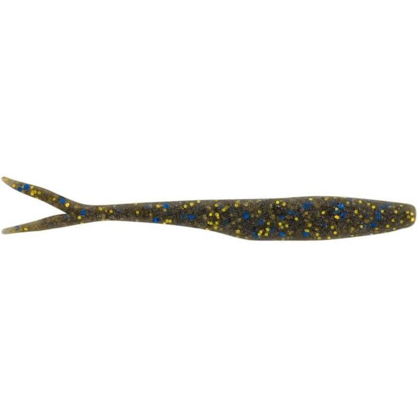 image:imageBerkley PowerBait MaxScent Flatnose Minnow Fishing Soft BaitSmoke Black Blue Gold