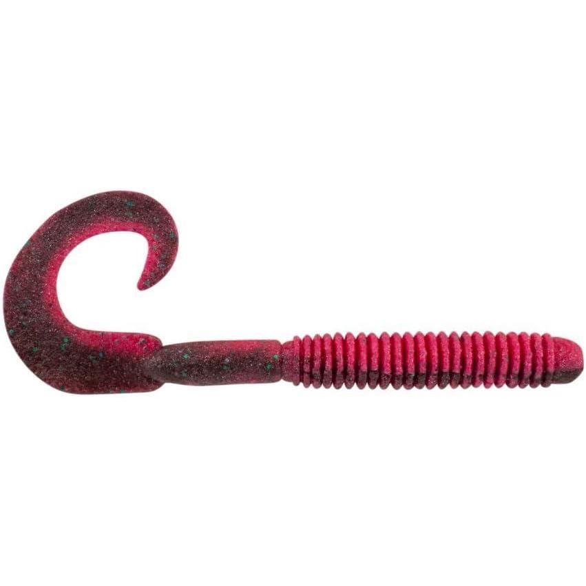 image:imageBerkley PowerBait MaxScent Lunch Worm Fishing Soft BaitRed Shad Green Glitter