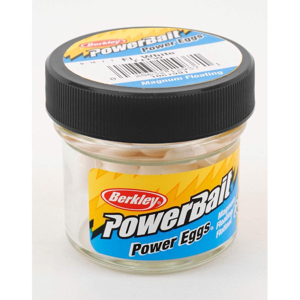 image:imageBerkley PowerBait Power Eggs Floating Magnum Fishing Soft BaitFluorescent White Original Scent