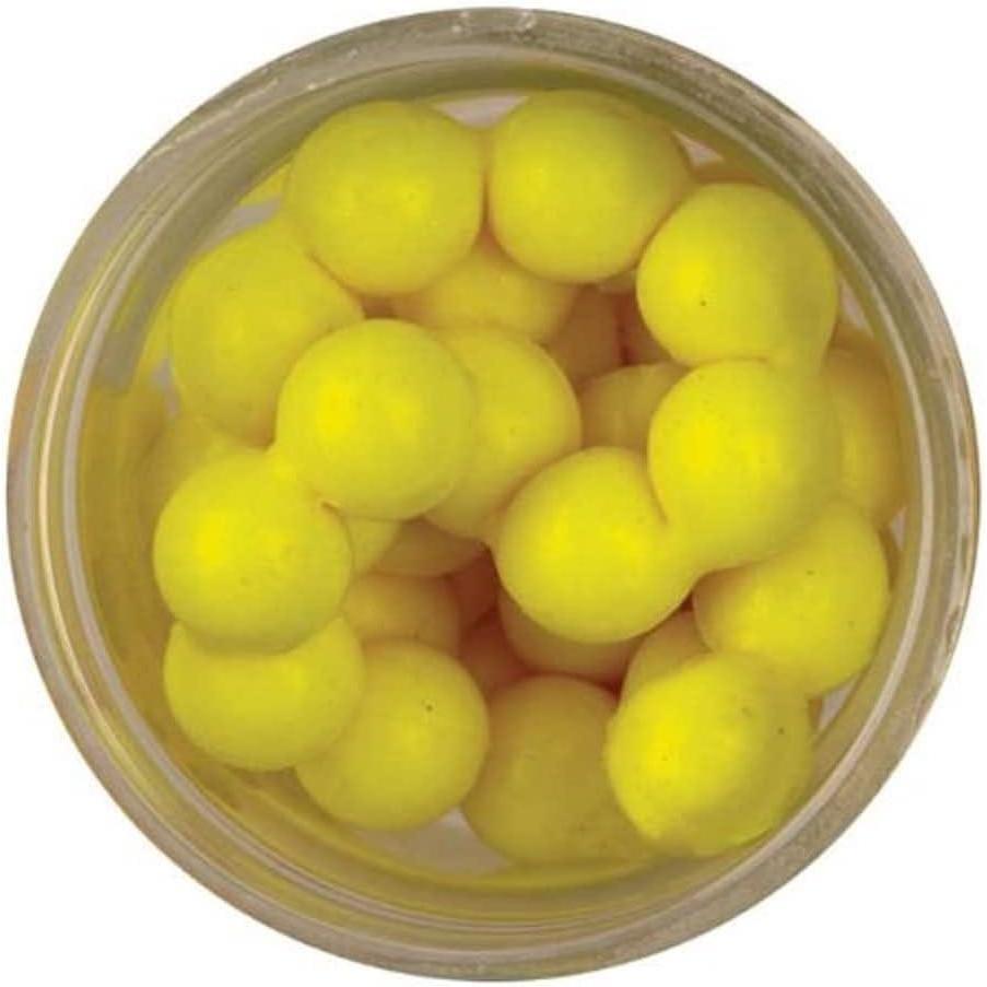 image:imageBerkley PowerBait Power Eggs Floating Magnum Fishing Soft BaitFluorescent Yellow Garlic Scent