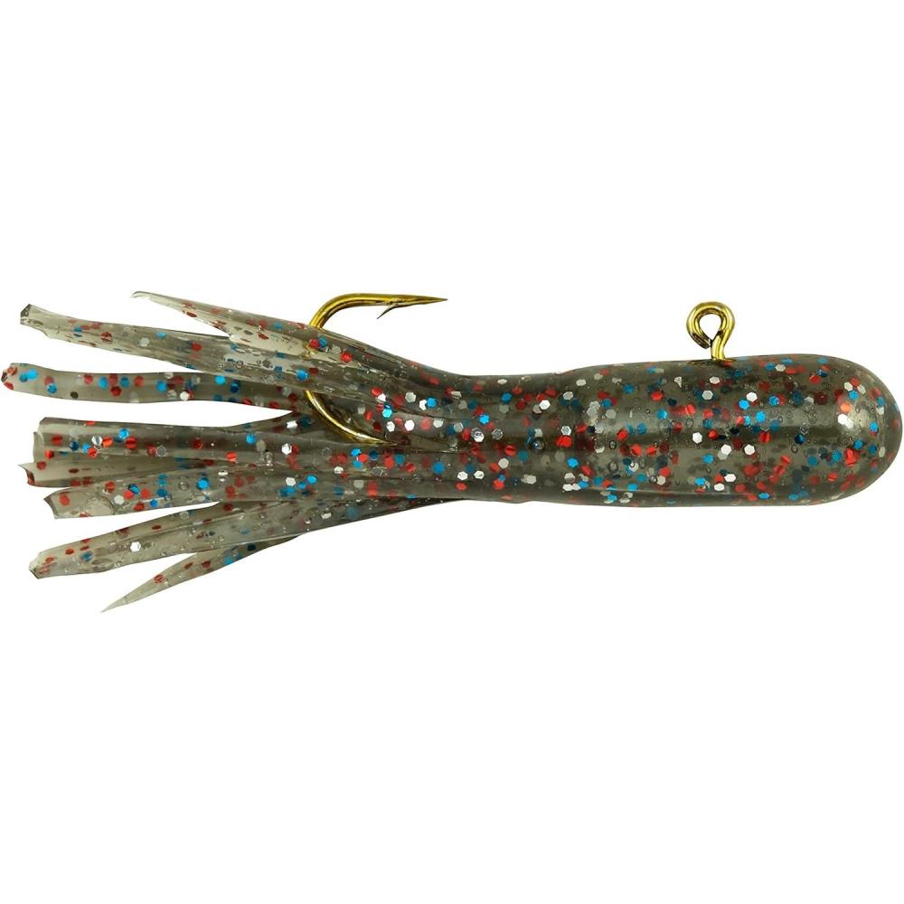 image:imageBerkley PowerBait PreRigged Atomic Tubes Fishing Soft BaitSmoke Rainbow Sparkle