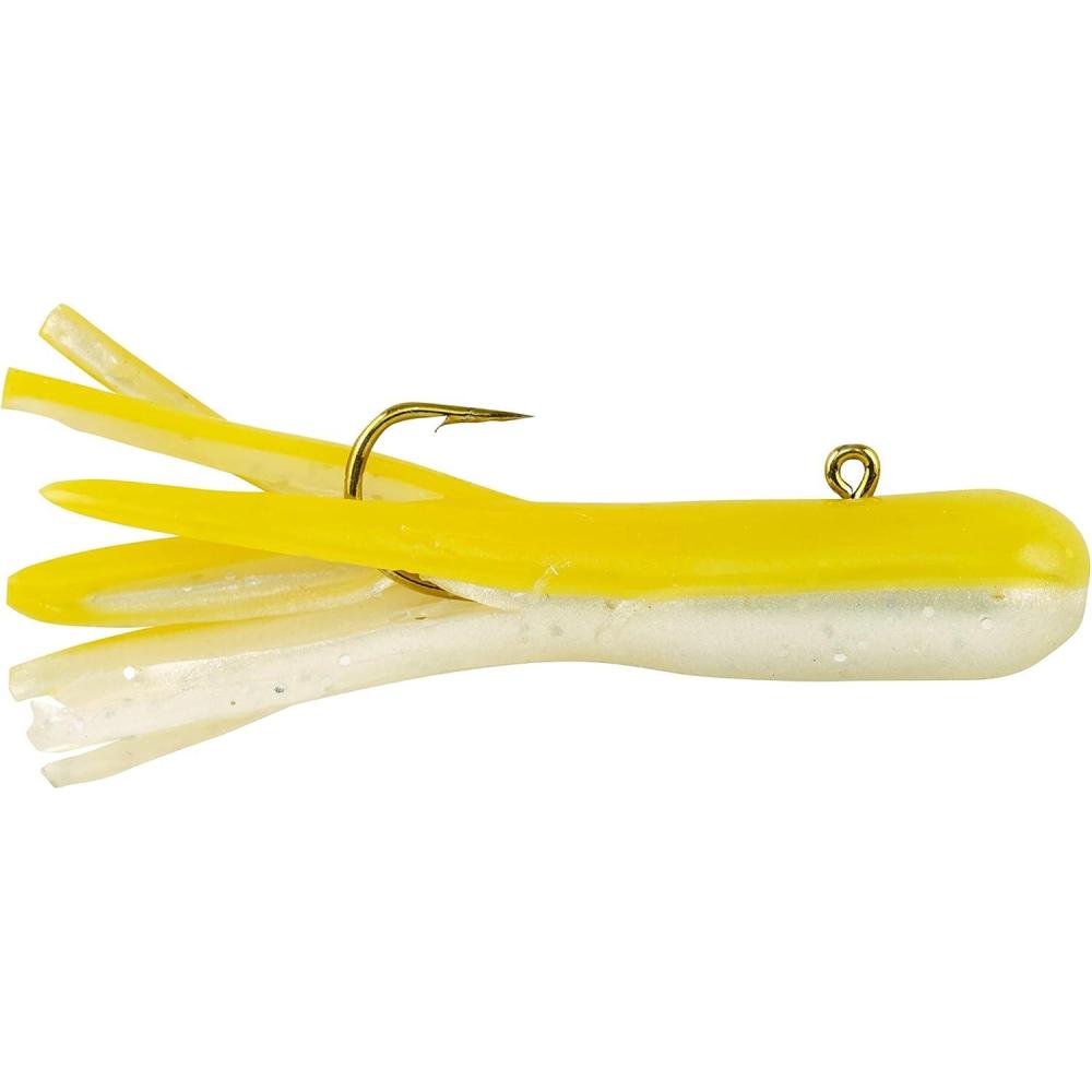 image:imageBerkley PowerBait PreRigged Atomic Tubes Fishing Soft BaitYellow Back