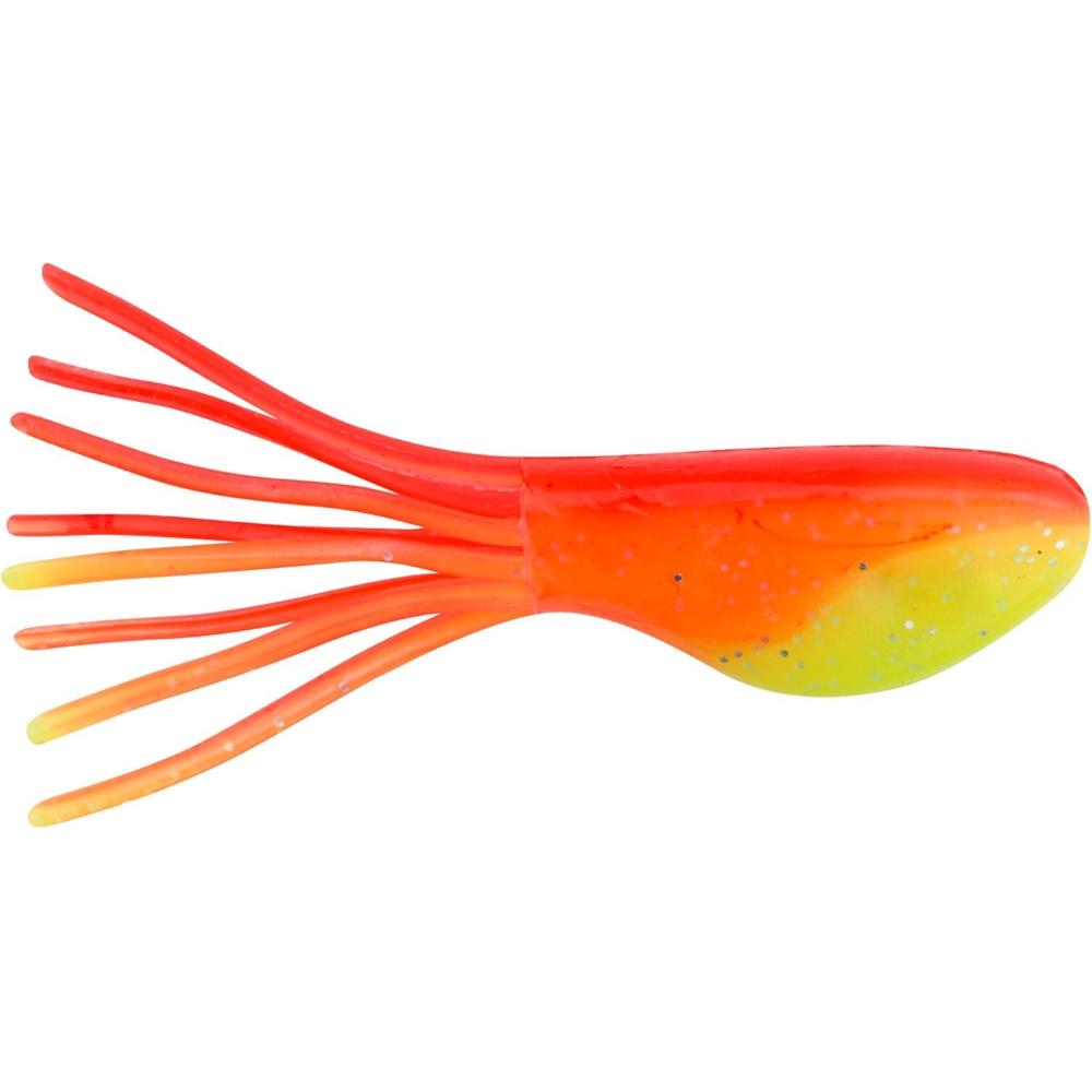 image:imageJohnson Crappie Buster Shad Tubes Soft BaitRedYellow Sparkle