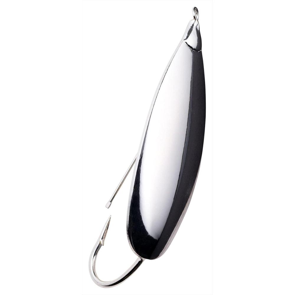 image:imageJohnson SM34SLVR Tackle Box Standard Minnow Spoon Silver 234Inch 34Ounce
