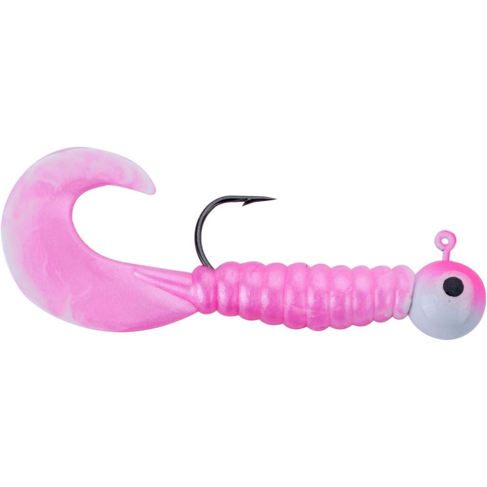 image:imageJohnson Swimming Grubs Fishing BaitPinkWhite