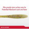 Berkley Berkley PowerBait MaxScent Flat Worm(Smoke Black Purple)