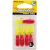 Berkley PowerBait Pre-Rigged Atomic Tubes Fishing Soft Bait(Red Chartreuse)