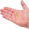 Berkley PowerBait Pre-Rigged Atomic Tubes Fishing Soft Bait(Yellow Pearl Silver Fleck)