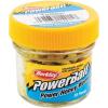 Berkley PowerBait Power Honey Worm Fishing Bait, Yellow, 1in | 3cm, Irresistible Scent & Flavor, Realistic Profile, Ideal for Bluegill, Crappie, Perch and More