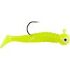 Johnson Swimming Paddle Tail Fishing Bait, Chartreuse, 1/8 oz/ 2-1/8″