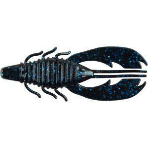 Berkley PowerBait Craw Fatty Fishing Soft Bait(Black Blue Fleck)
