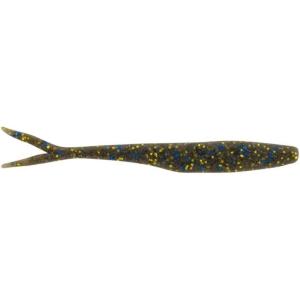 Berkley PowerBait MaxScent Flatnose Minnow Fishing Soft Bait(Smoke Black Blue Gold)