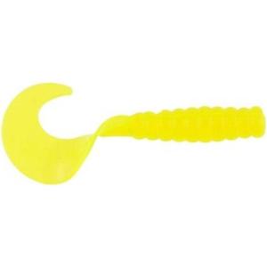 Berkley PowerBait Power Grubs Fishing Soft Bait(Chartreuse)