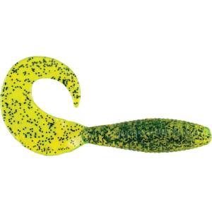 Berkley PowerBait Power Grubs Fishing Soft Bait(Chartreuse Pepper)