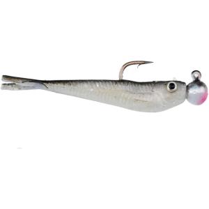 Berkley PowerBait Power Minnow Fishing Bait, Black Shad, 3in | 8cm, Irresistible Scent & Flavor, Realistic Action, Split Tail Design, Ideal for Bass, Walleye, Trout, Panfish Species and More