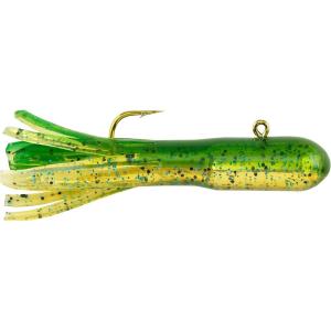 Berkley PowerBait Pre-Rigged Atomic Tubes Fishing Soft Bait(Perch)