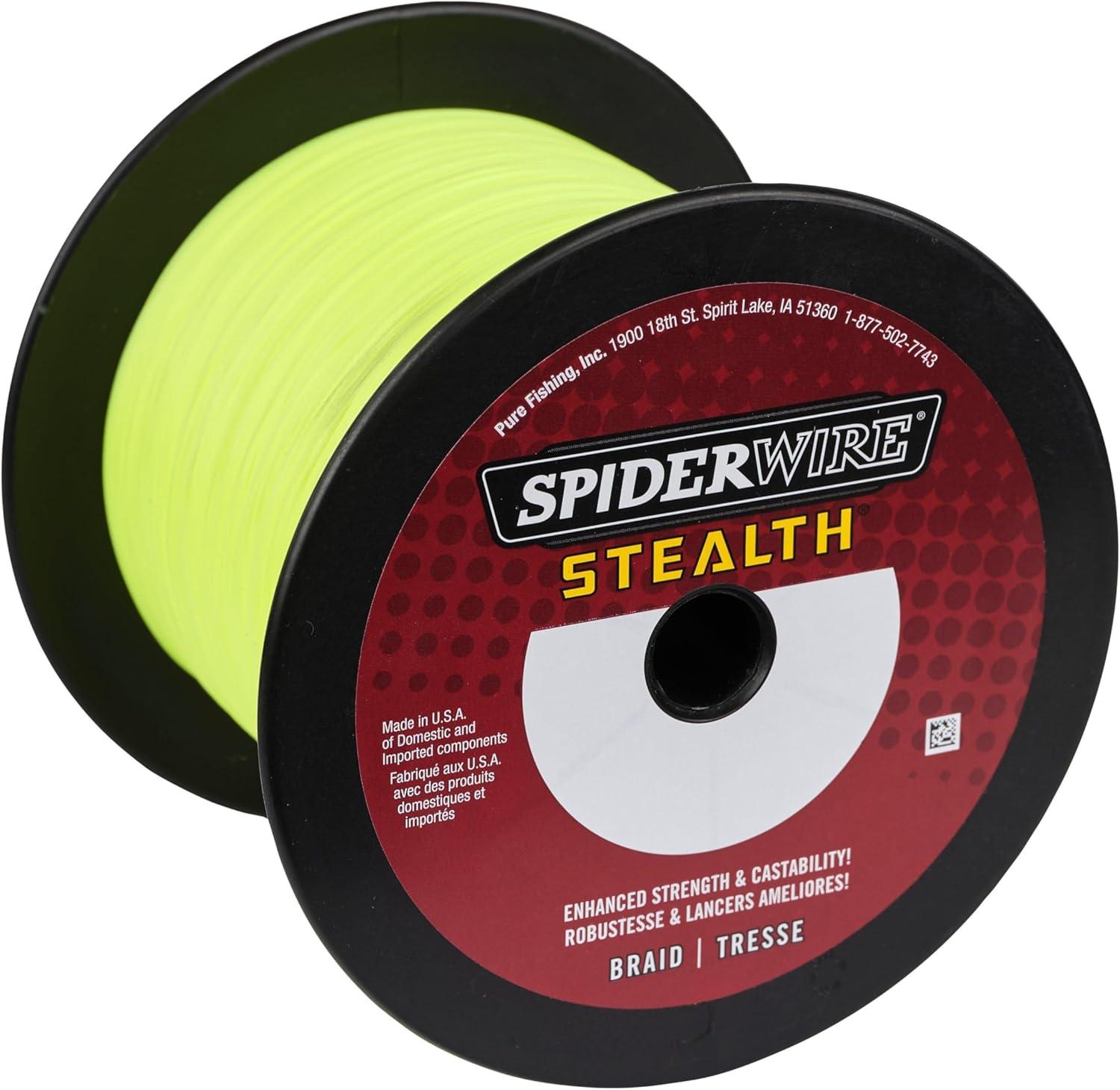 image:imageSpiderWire Stealth Braid Fishing LineHiVis Yellow