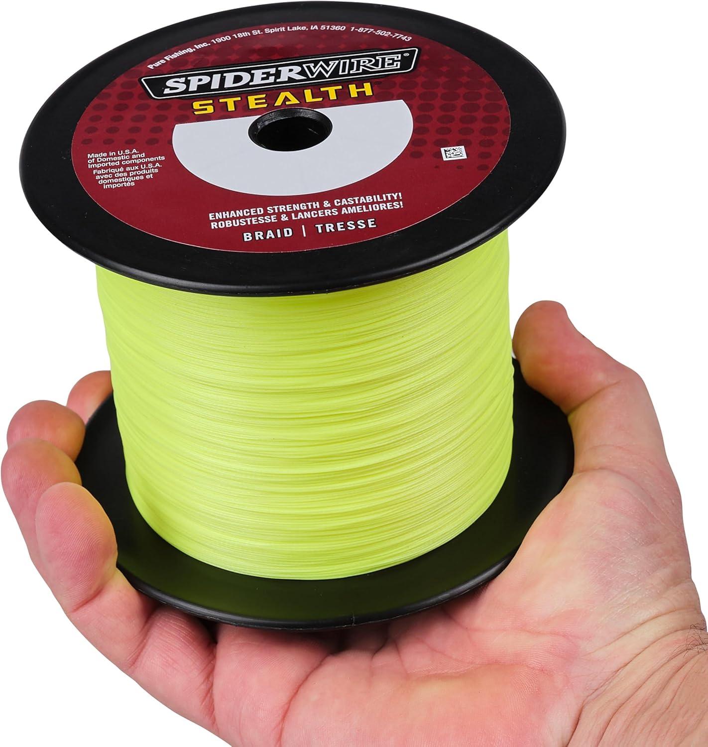 image:imageSpiderWire Stealth Braid Fishing LineHiVis Yellow