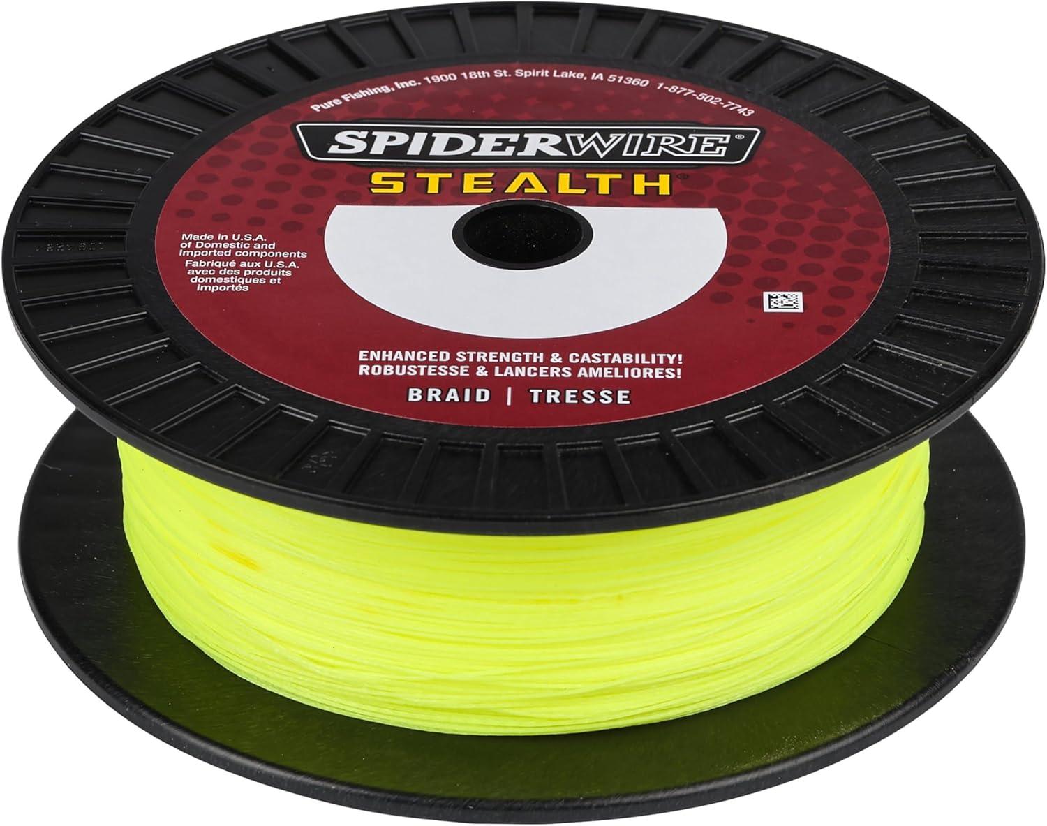 image:imageSpiderWire Stealth Braid Fishing LineHiVis Yellow