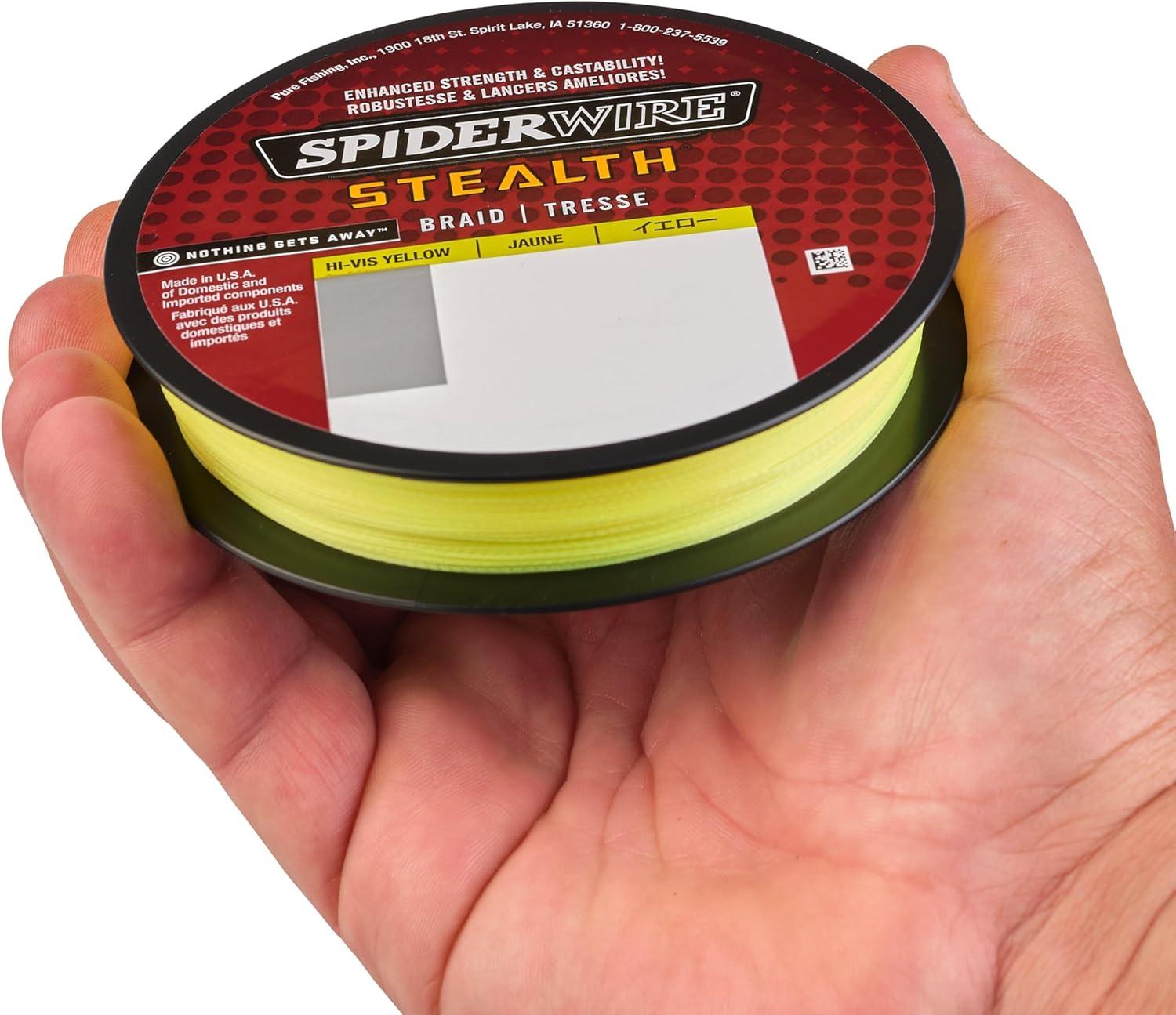 image:imageSpiderWire Stealth Braid Fishing LineHiVis Yellow