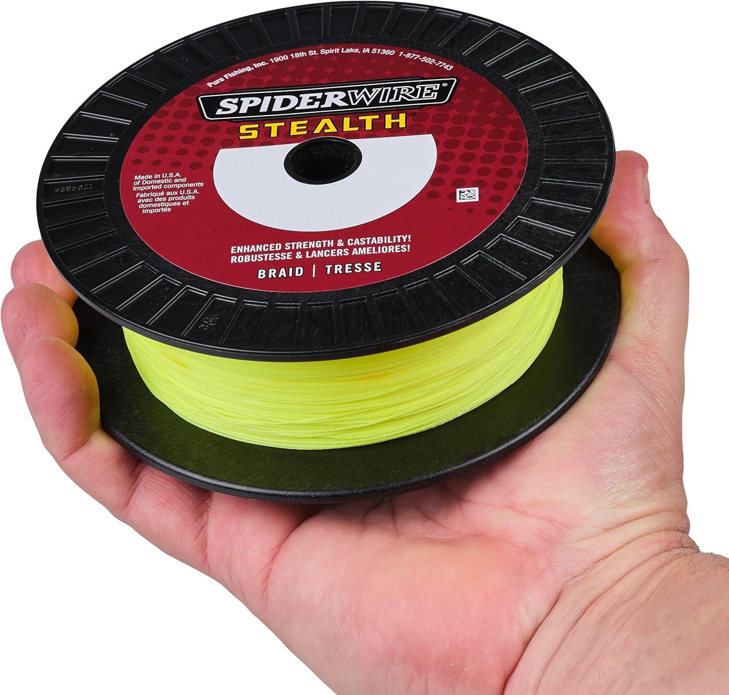image:imageSpiderWire Stealth Braid Fishing LineHiVis Yellow