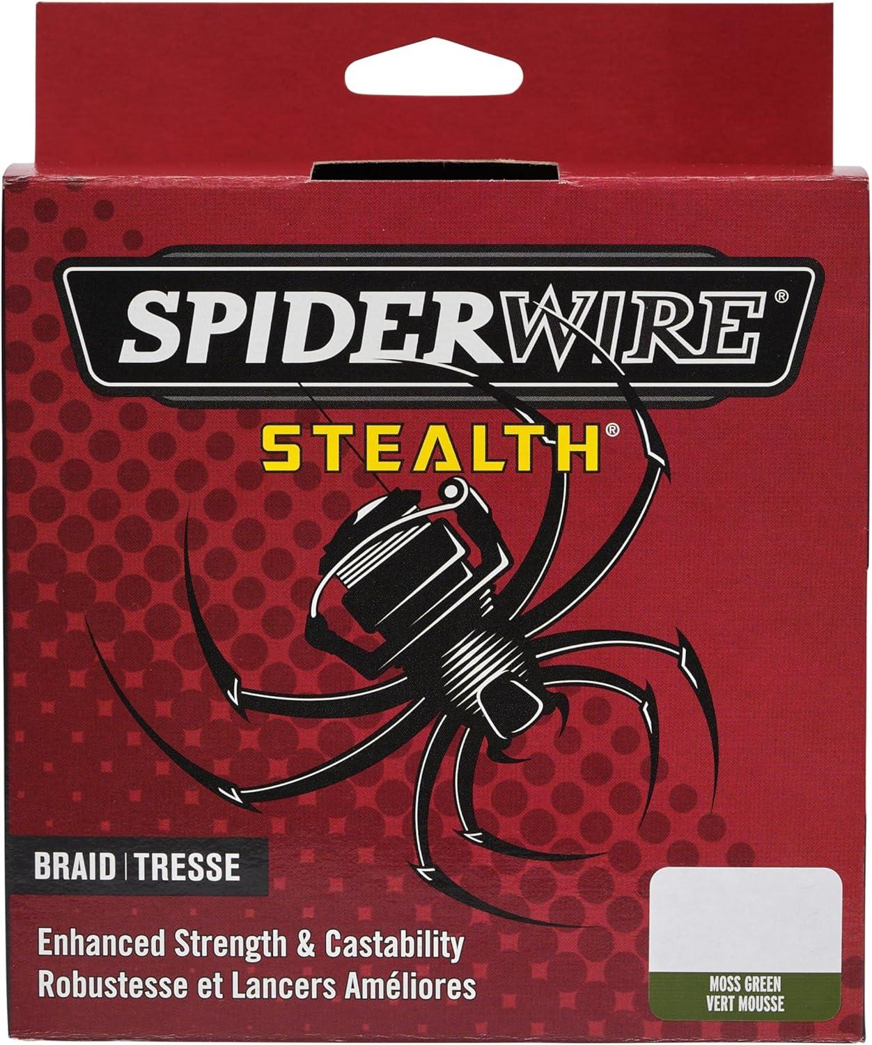 image:imageSpiderWire Stealth Braid Fishing LineMoss Green