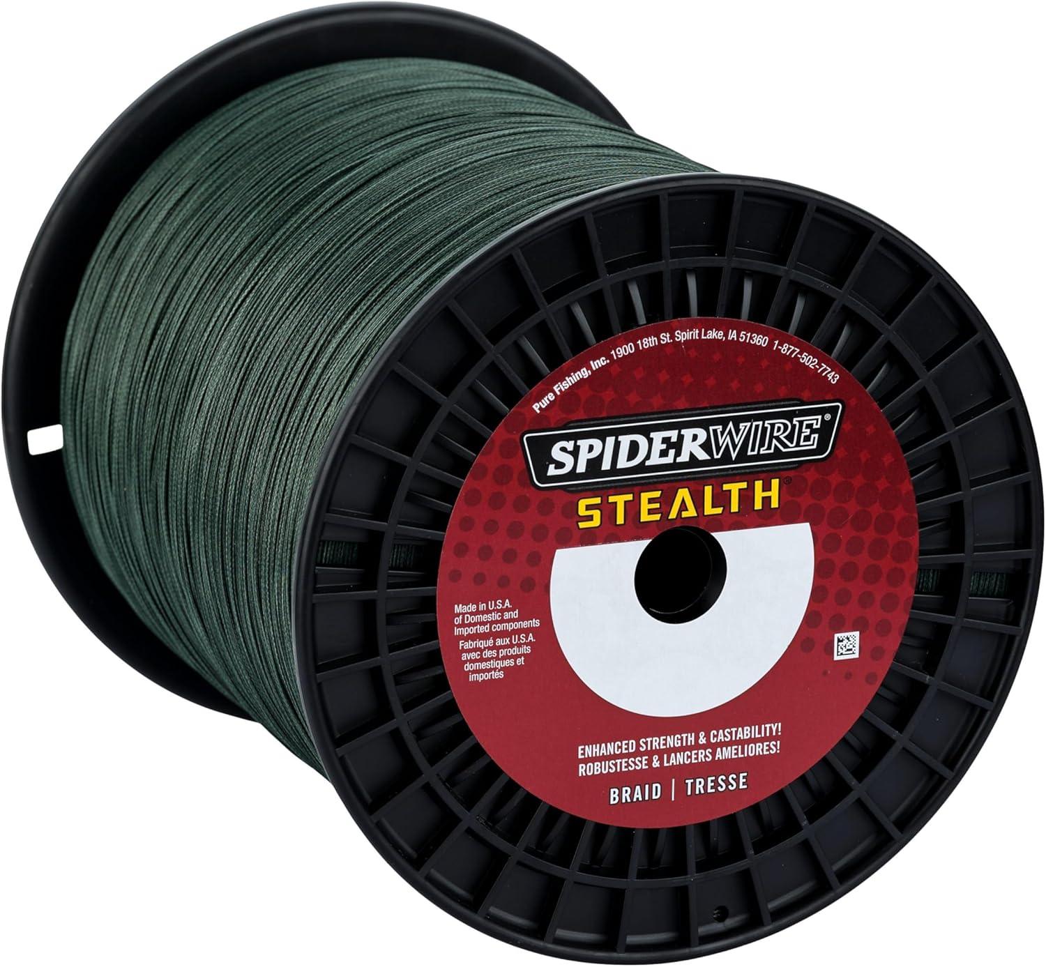 image:imageSpiderWire Stealth Braid Fishing LineMoss Green