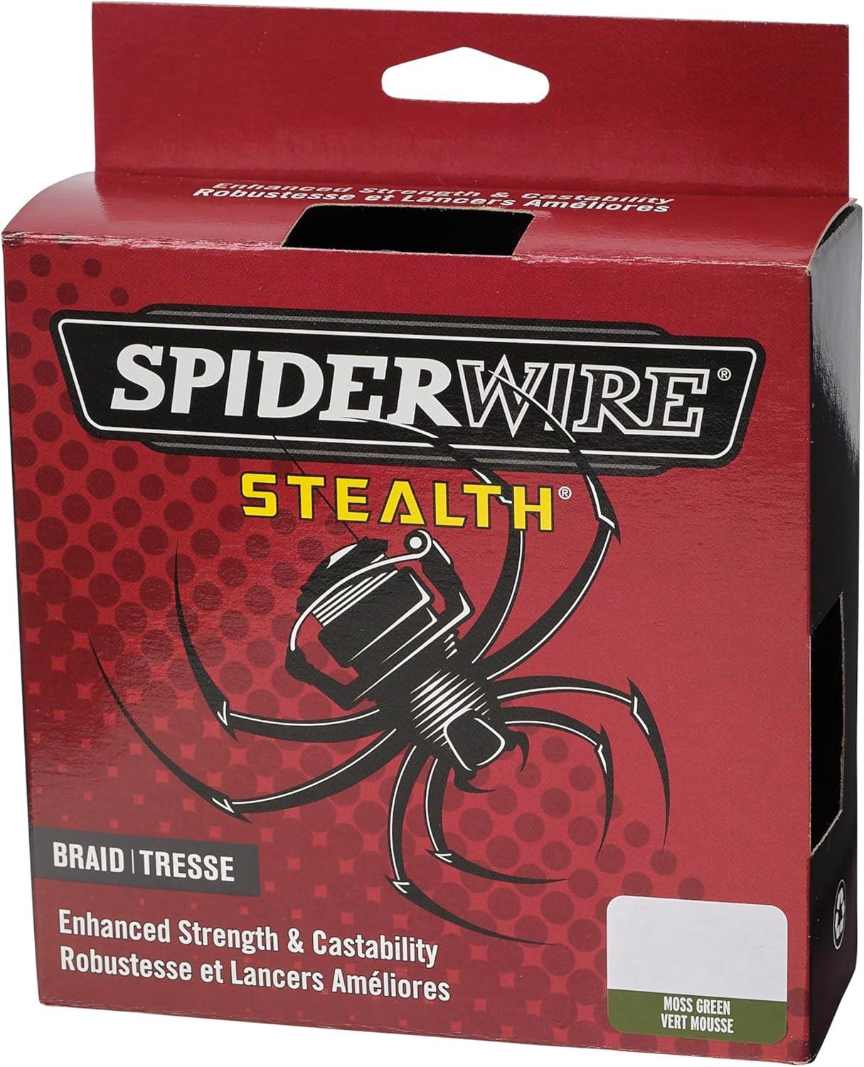 image:imageSpiderWire Stealth Braid Fishing LineMoss Green