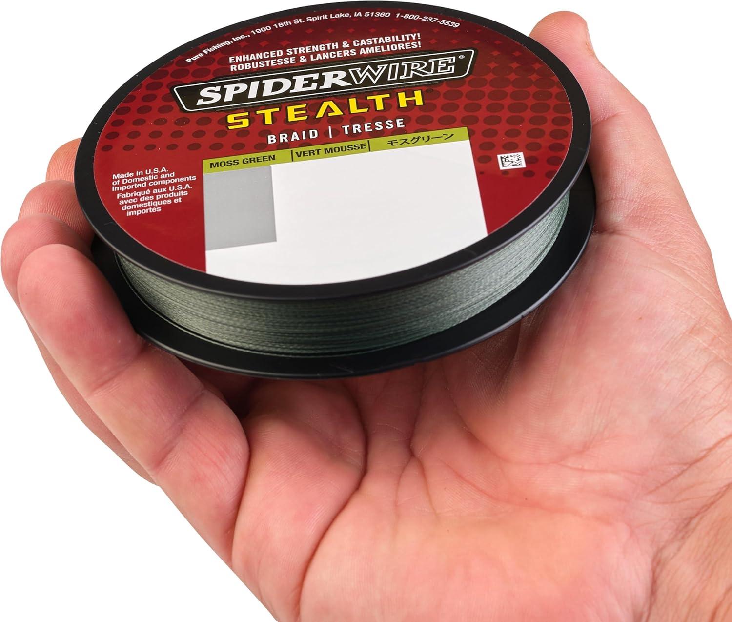 image:imageSpiderWire Stealth Braid Fishing LineMoss Green