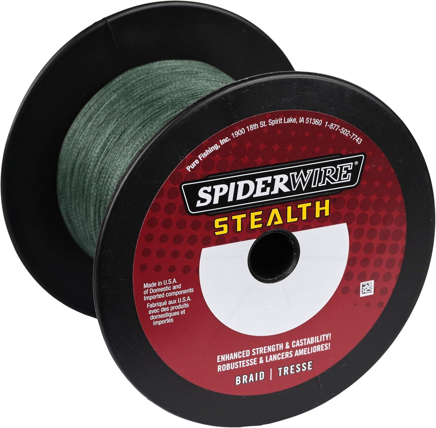 image:imageSpiderWire Stealth Braid Fishing LineMoss Green