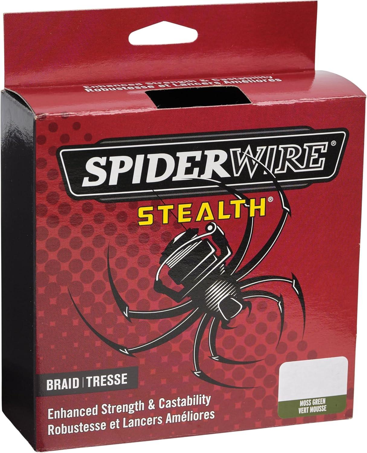 image:imageSpiderWire Stealth Braid Fishing LineMoss Green
