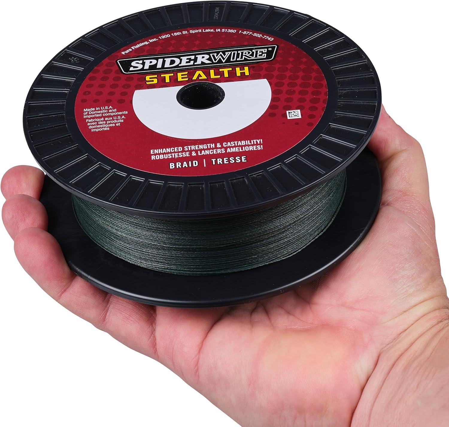 image:imageSpiderWire Stealth Braid Fishing LineMoss Green