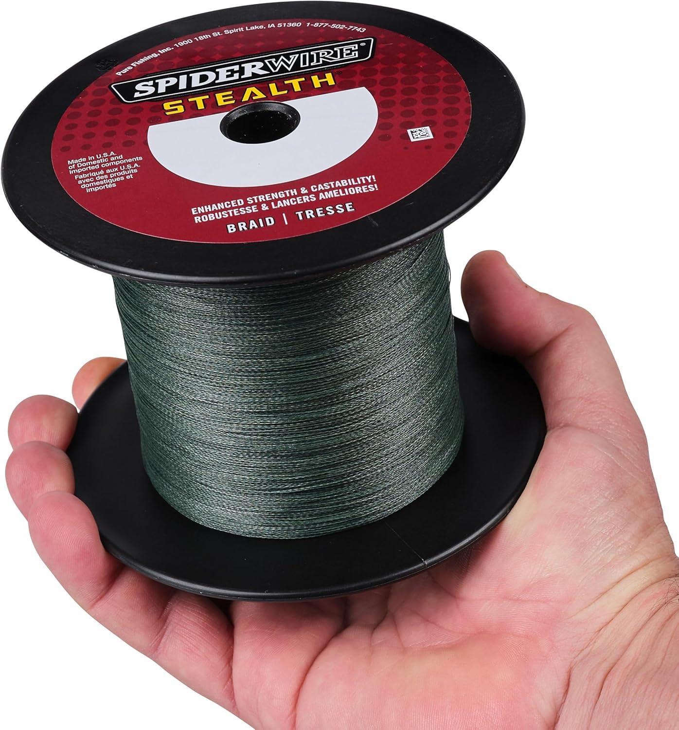 image:imageSpiderWire Stealth Braid Fishing LineMoss Green