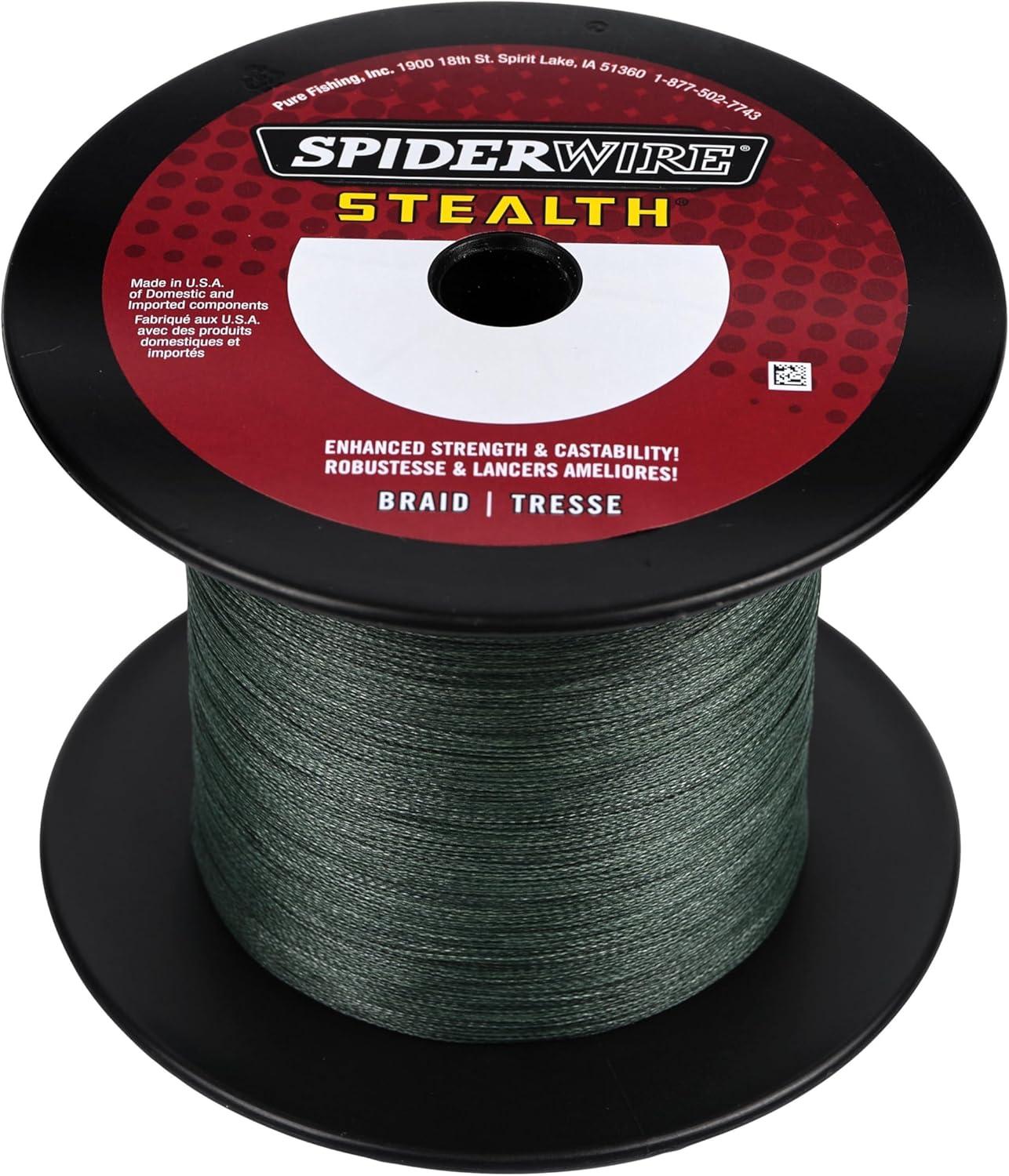 image:imageSpiderWire Stealth Braid Fishing LineMoss Green